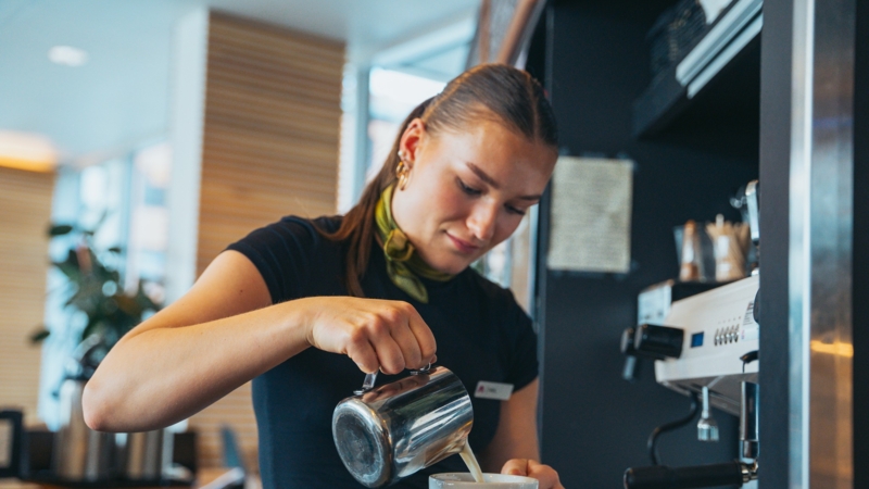 Kaffelaging i Kunstkafeen - foto Kunstkafeen by Frichs