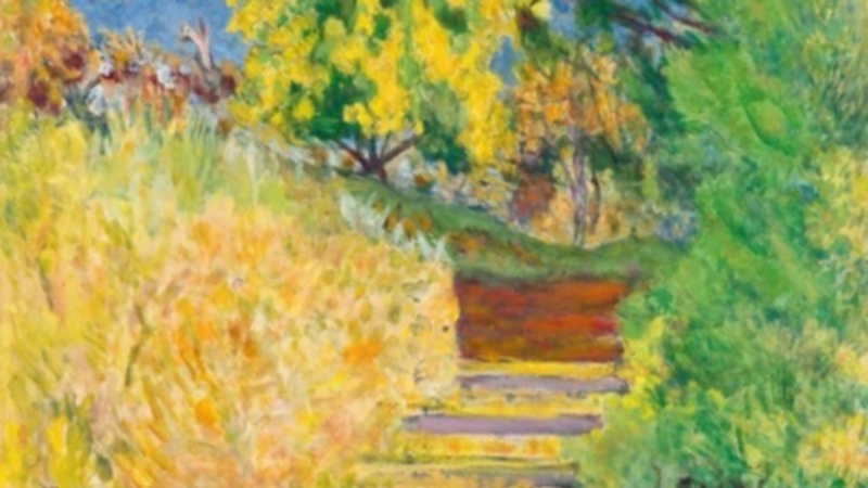 Pierre Bonnard: Stairs in the Artist's Garden
