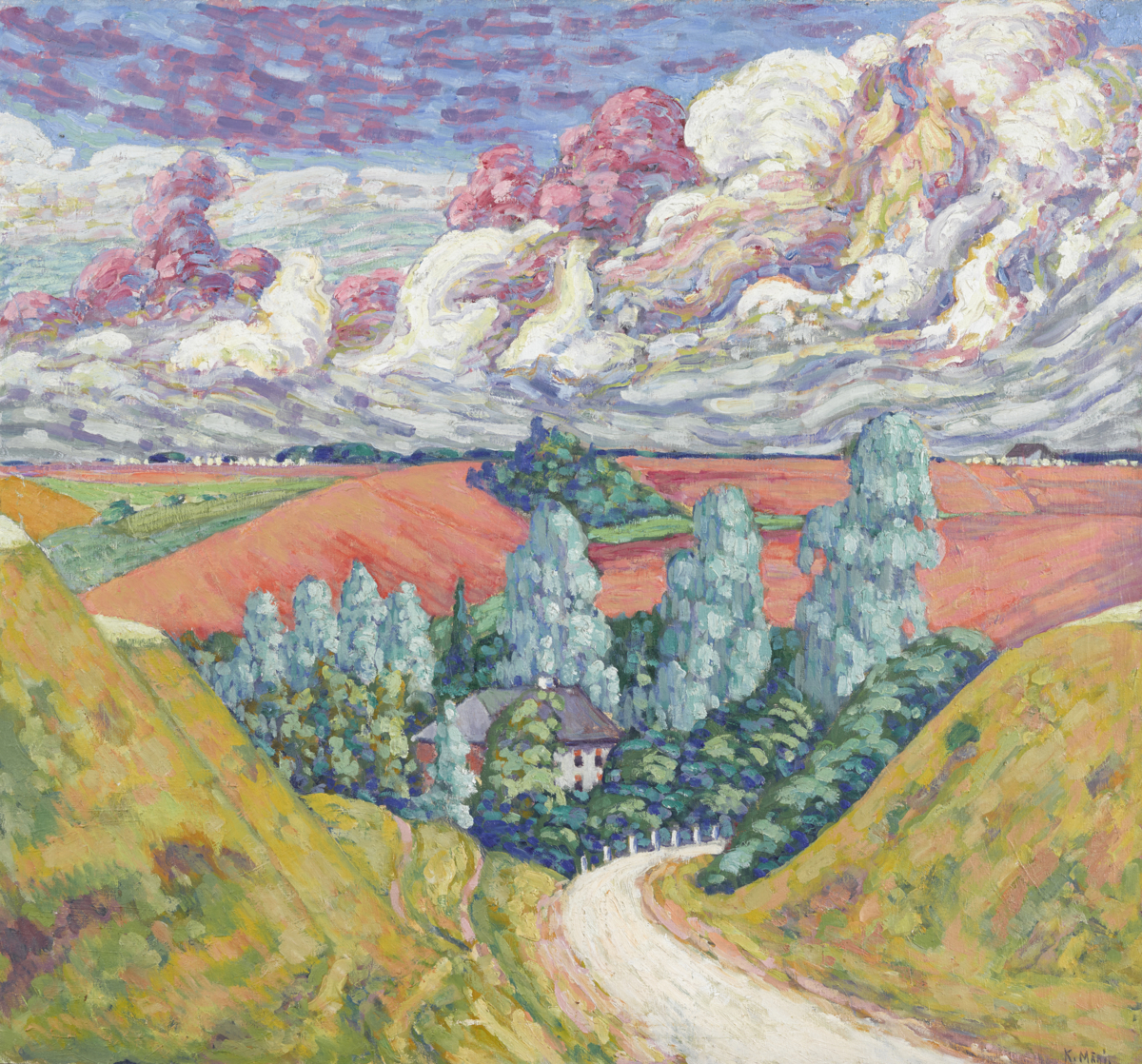 Konrad Mägi, På vei fra Viljandi til Tartu, 1915–1916, Estlands kunstmuseum