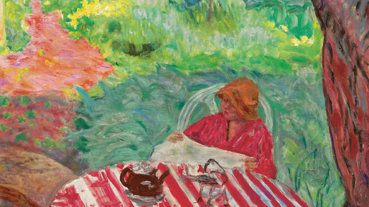 Pierre Bonnard, Under treet (Sous l&acute;arbre), 1915 &ndash; Prof.&nbsp;Mark Kaufmans samling (Monaco)

