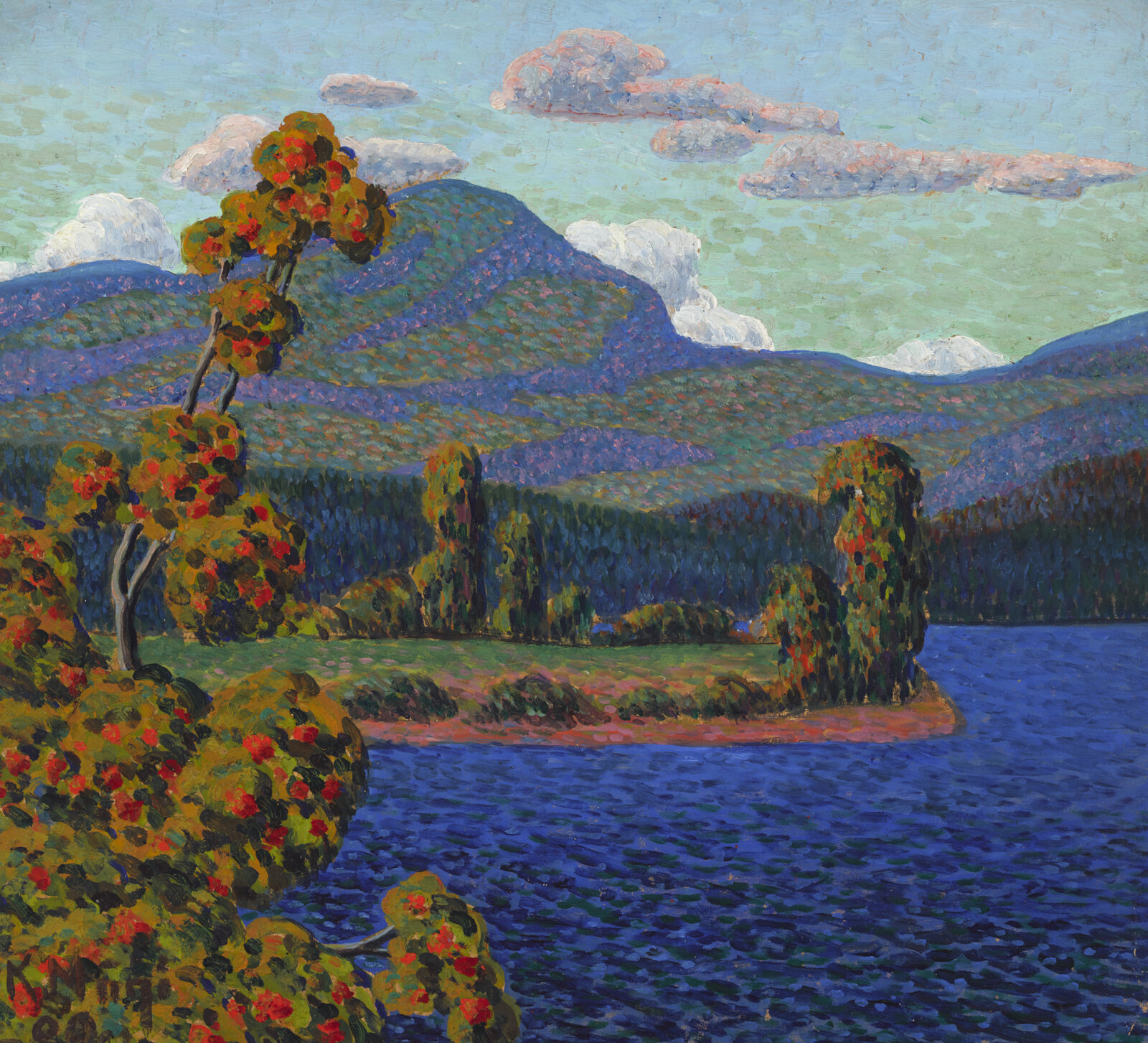 Konrad Mägi, Norsk landskap, 1909, Estlands kunstmuseum