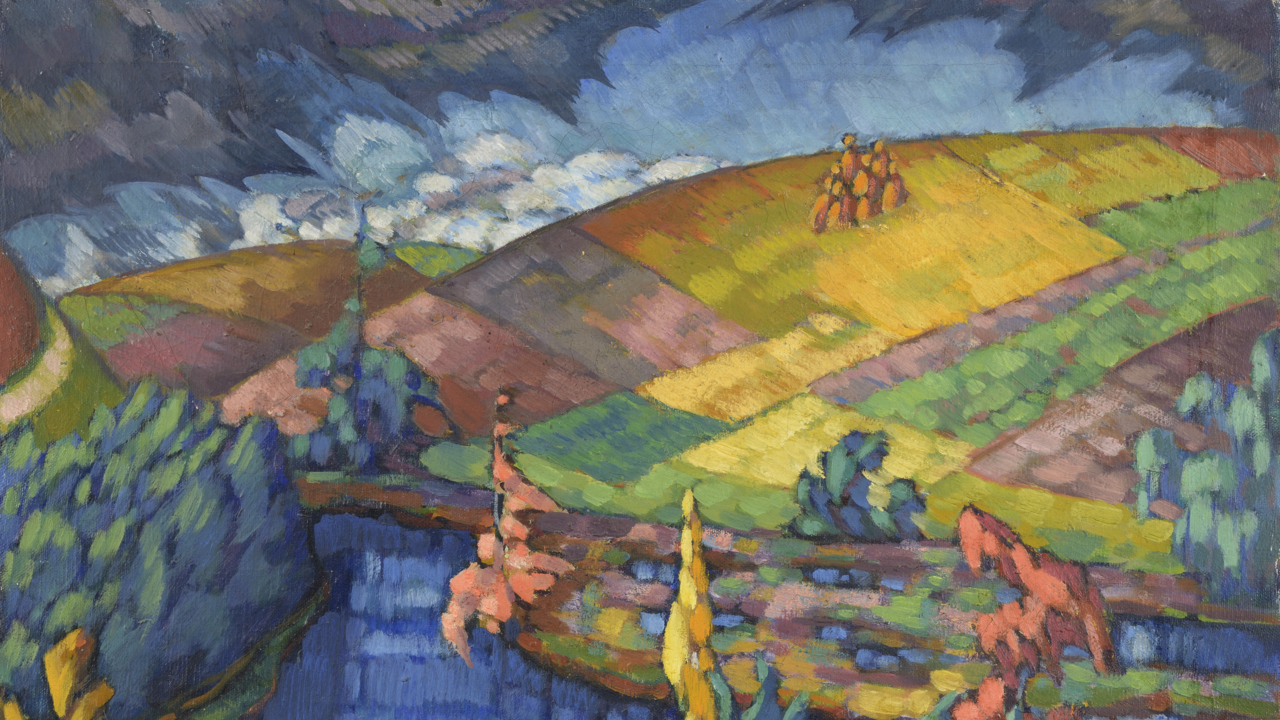 Konrad Mägi, Landskap i Pühajärve, 1920, Estlands kunstmuseum
