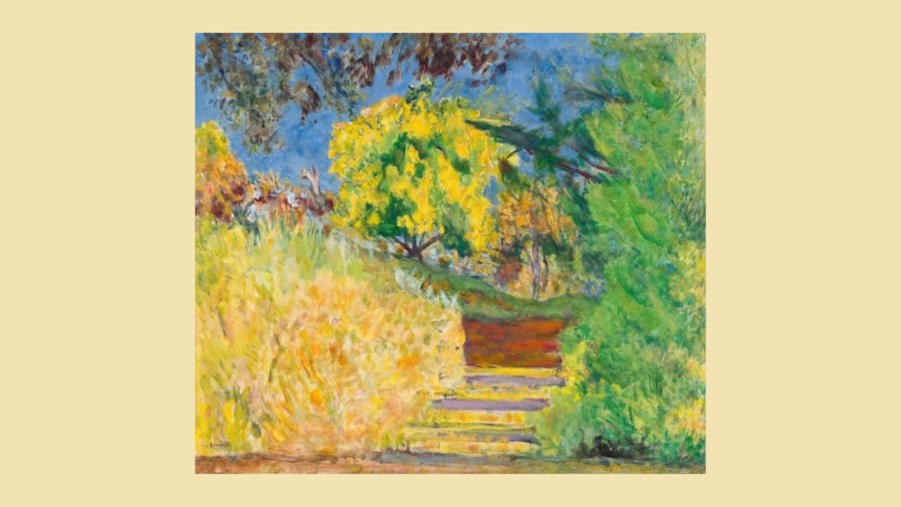 Toppbilde_Pierre Bonnard: Stairs in the Artist's Garden