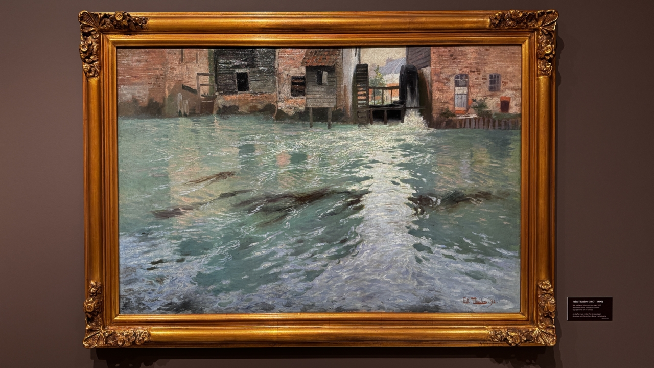 Bak møllene, Montreuil-sur-Mer, 1892, Frits Thaulow